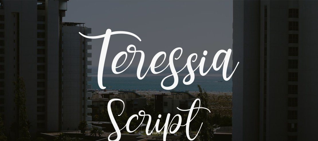 Teressia Script Font