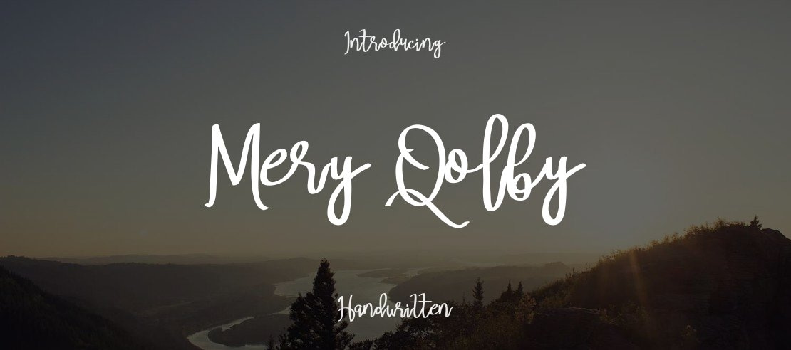 Mery Qolby Font Family