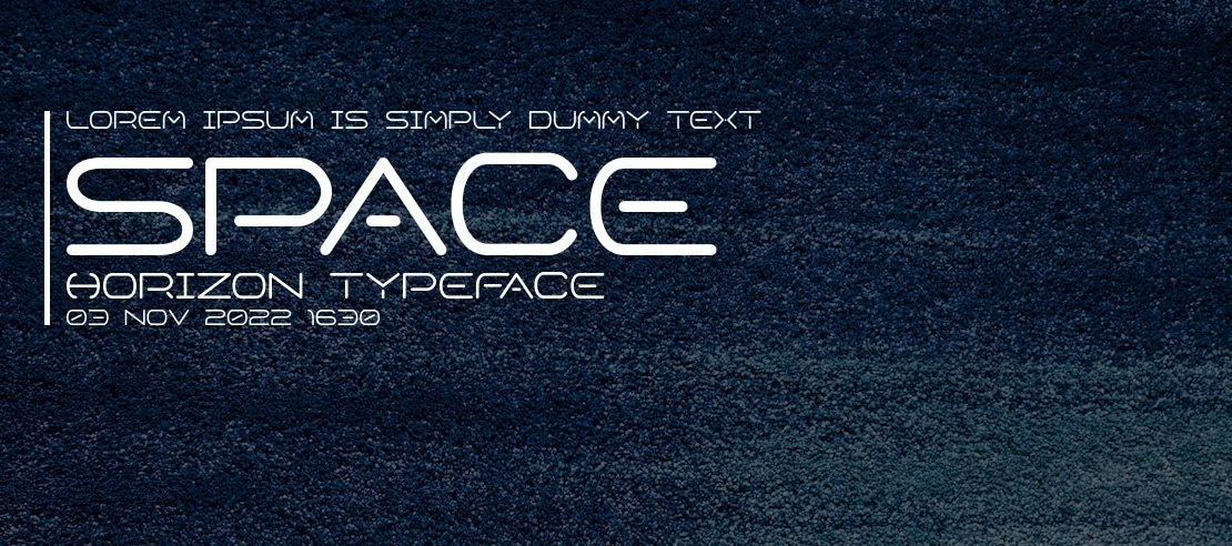 Space Horizon Font