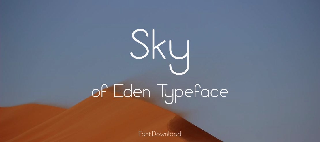 Sky of Eden Font