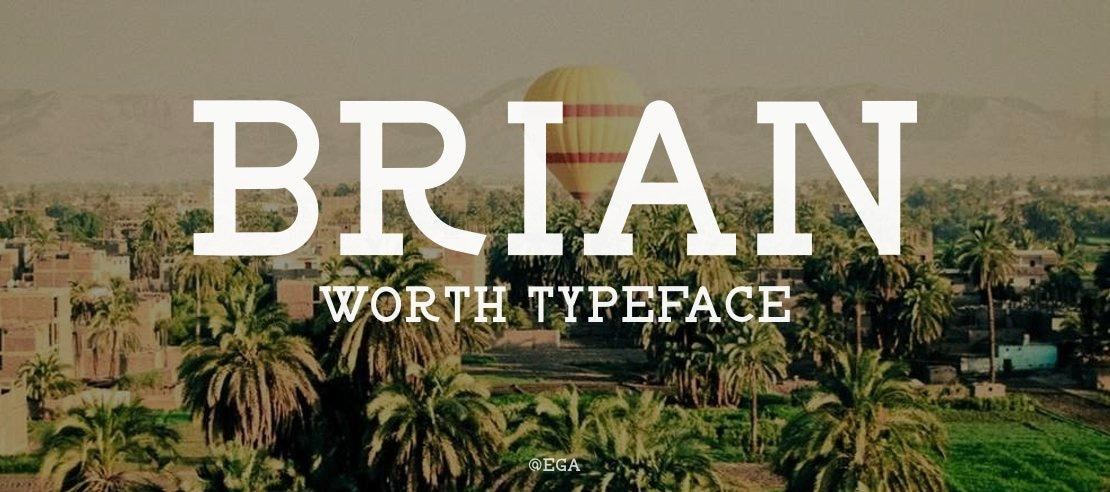 BRIAN WORTH Font Family