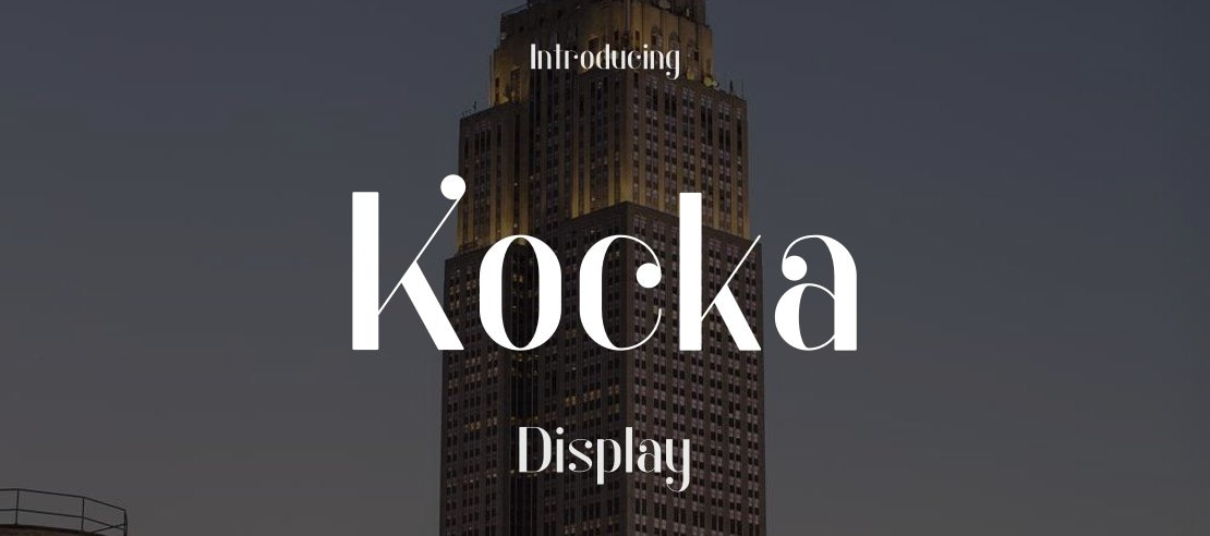 Kocka Font