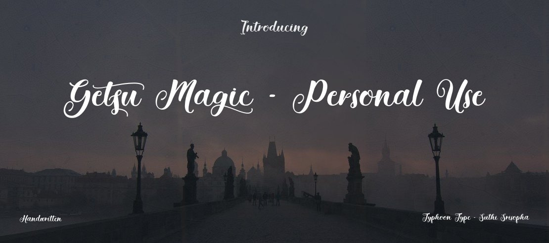 Getsu Magic - Personal Use Font