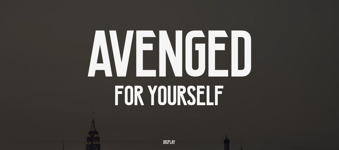 Avenged For Yourself Font