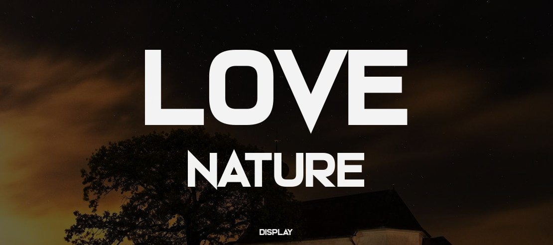 Love Nature Font