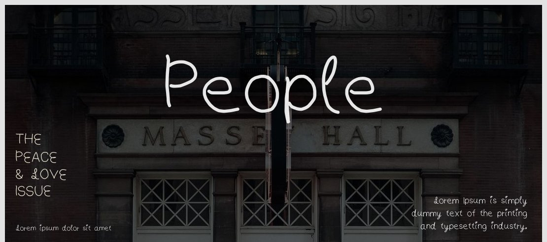 People Font