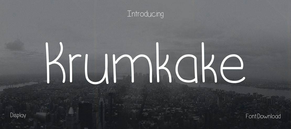 Krumkake Font Family