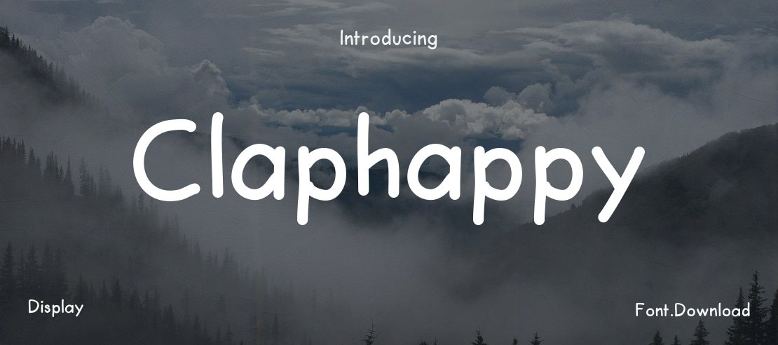 Claphappy Font