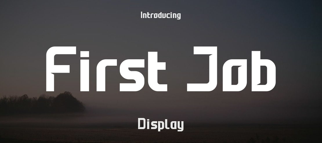 First Job Font