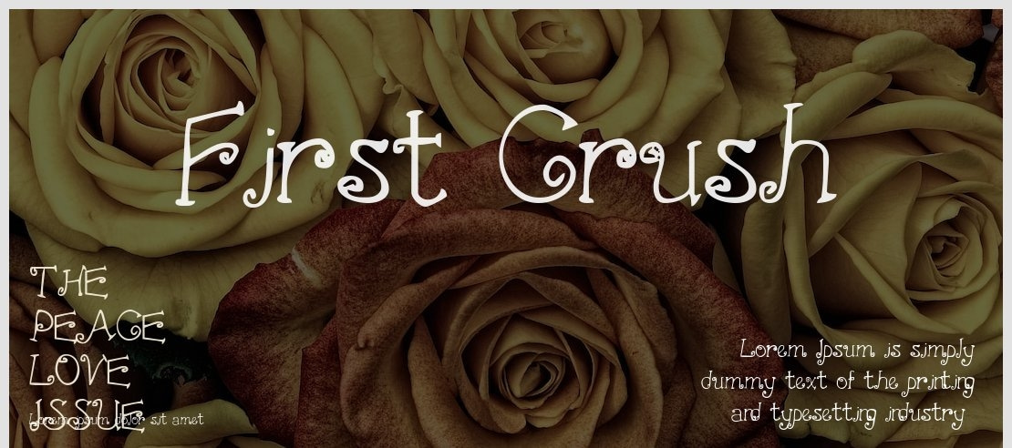 First Crush Font