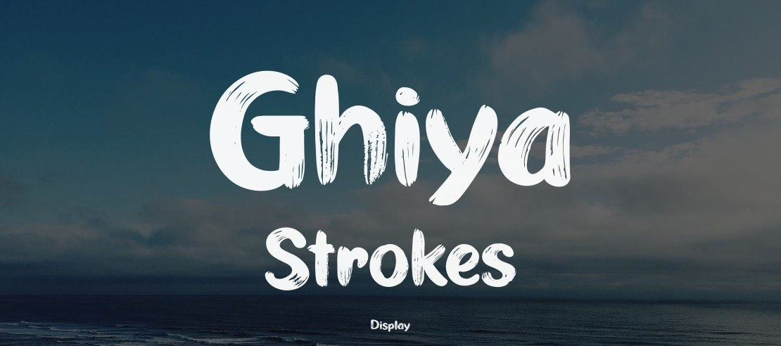 Ghiya Strokes Font Family