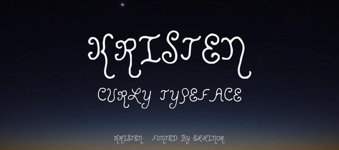 Kristen Curly Font