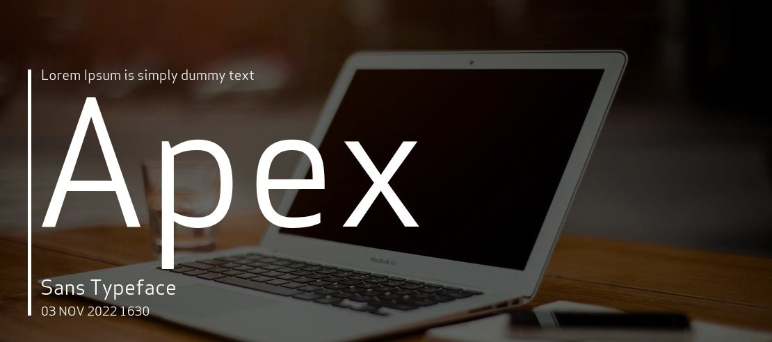 Apex Sans Font