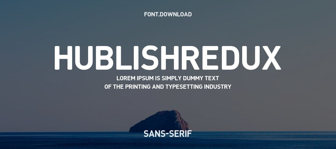 HublishRedux Font