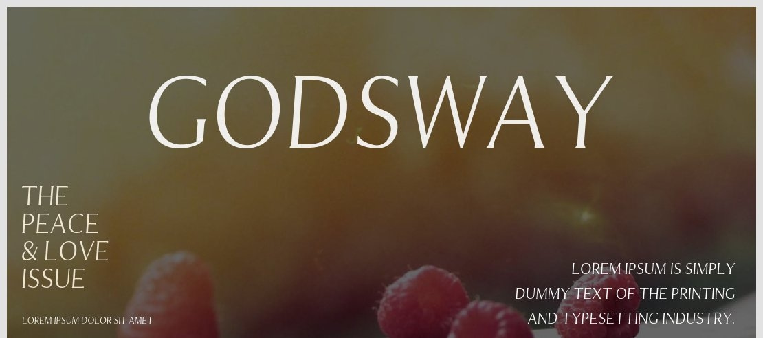 Godsway Font