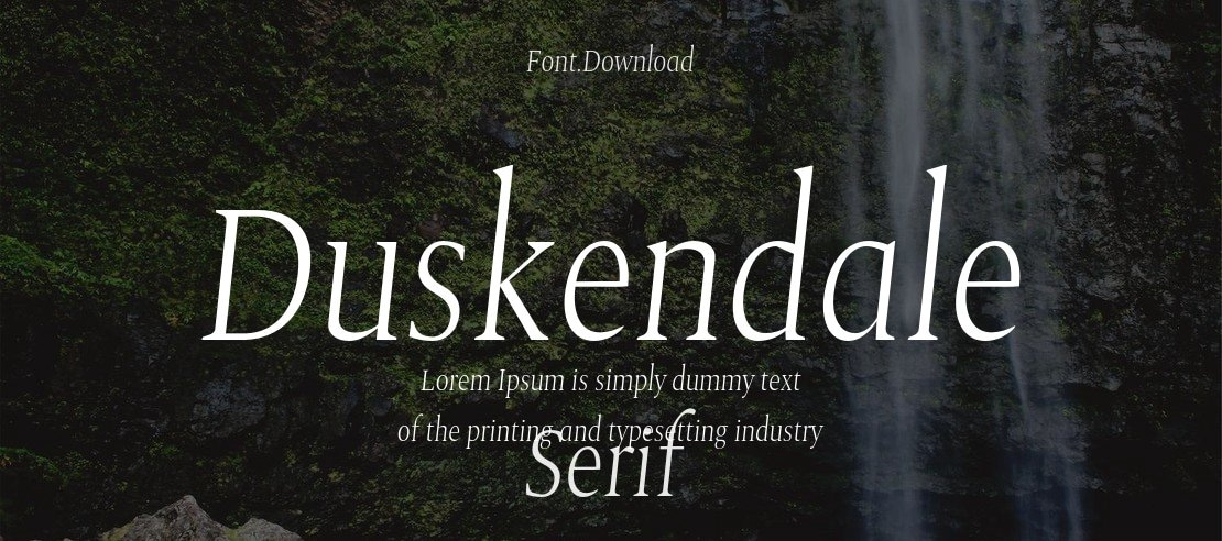 Duskendale Font