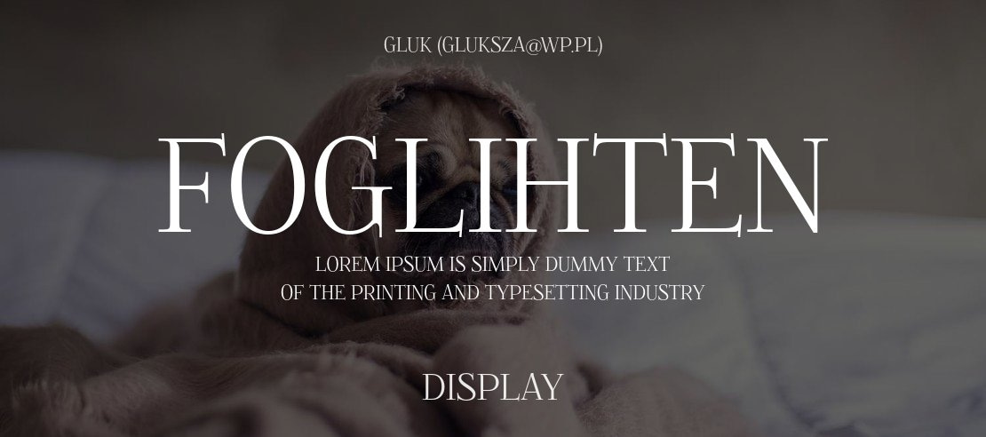 Foglihten Font Family