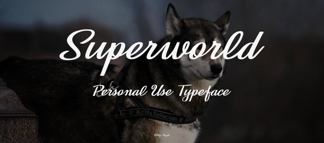 Superworld Personal Use Font