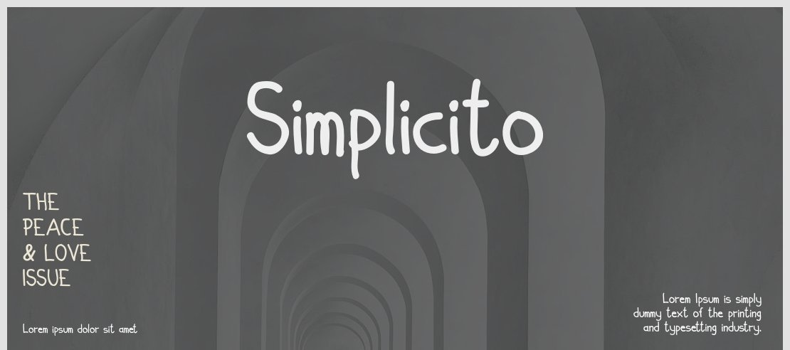 Simplicito Font