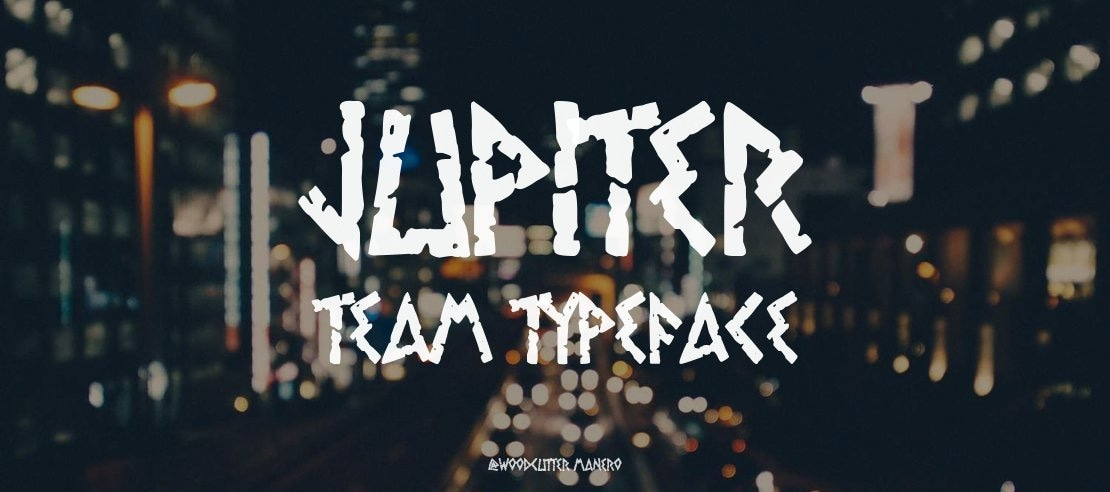 jupiter team Font