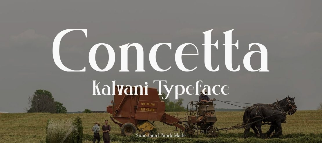 Concetta Kalvani Font