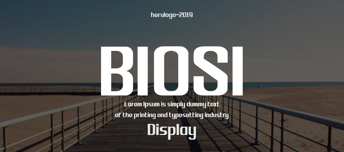 BIOSI Font