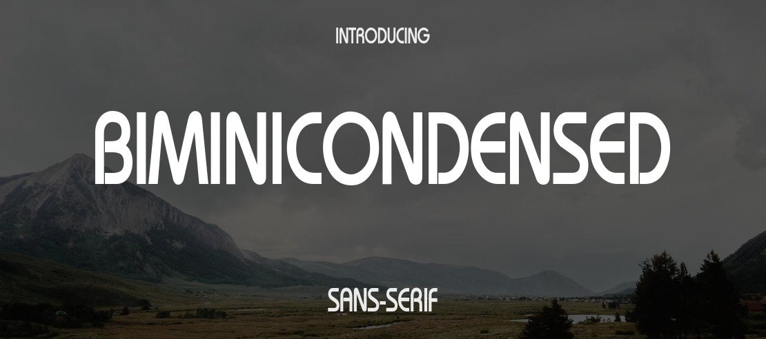 BiminiCondensed Font