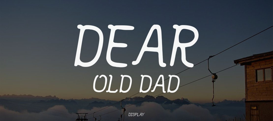 Dear Old Dad Font