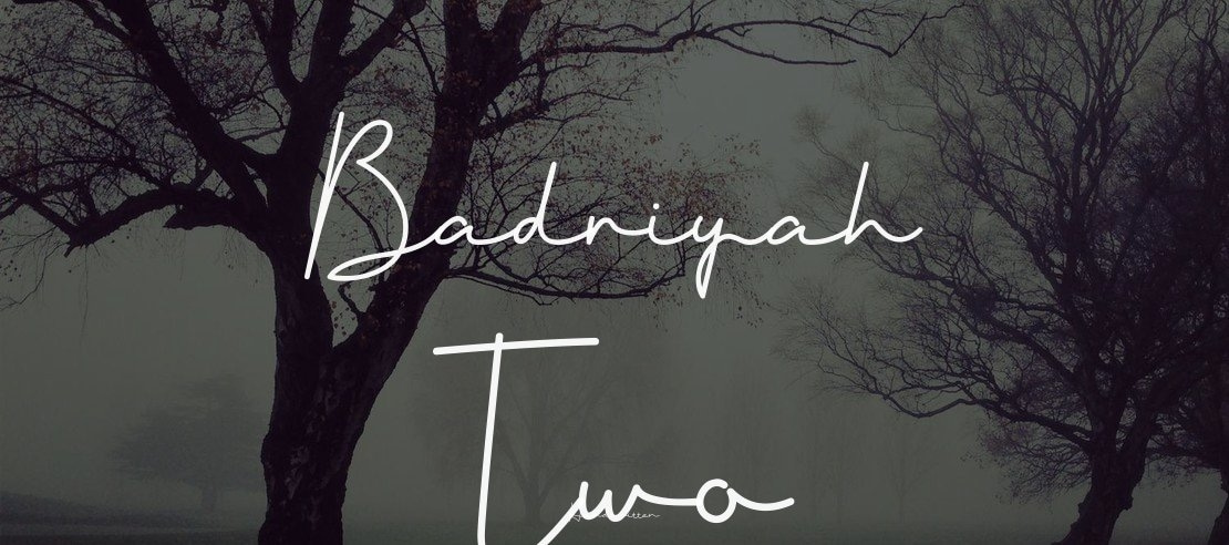 Badriyah Two Font