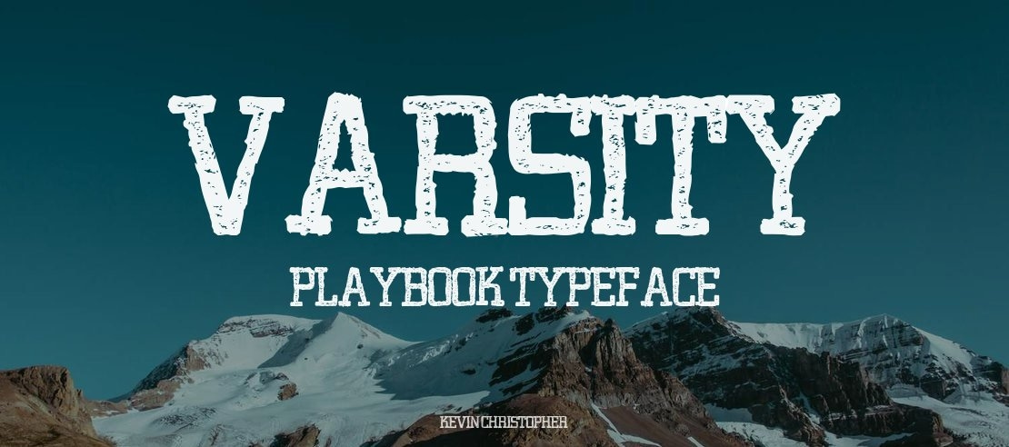 Varsity Playbook Font