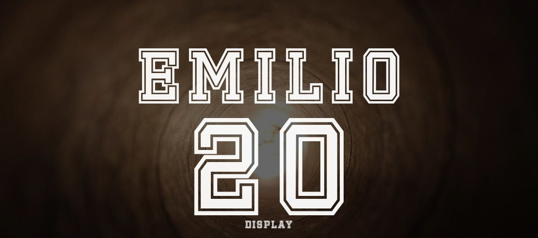 Emilio 20 Font