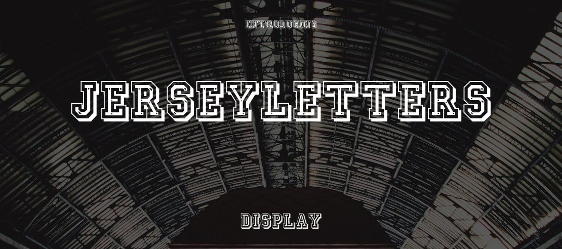 JerseyLetters Font