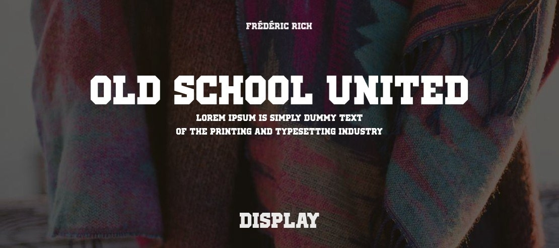 Old School United Font Family