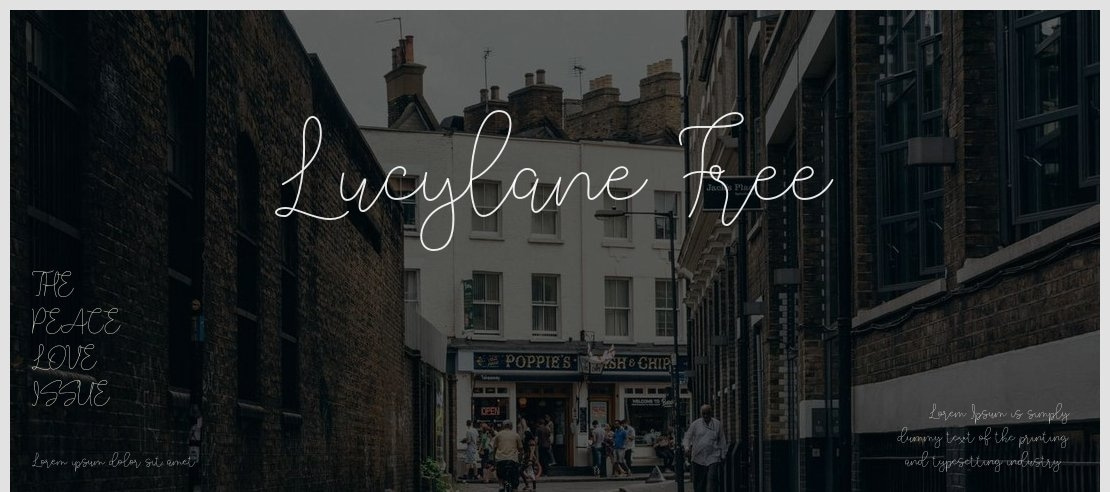 Lucylane Free Font Family