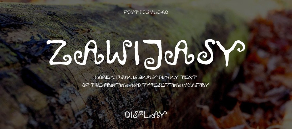 Zawijasy Font