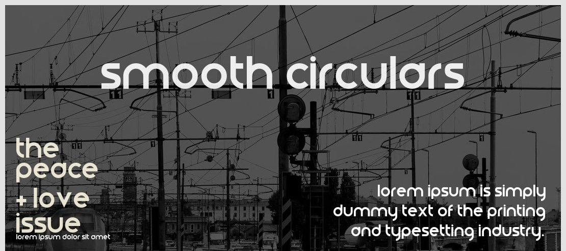 Smooth Circulars Font Family