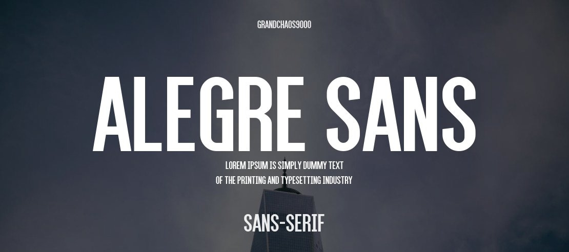 Alegre Sans Font