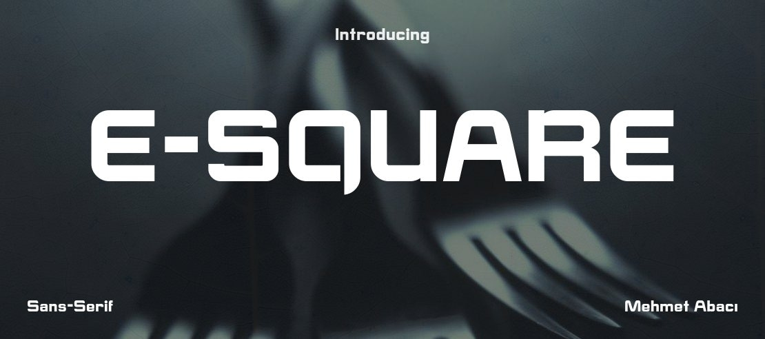 E-SQUARE Font