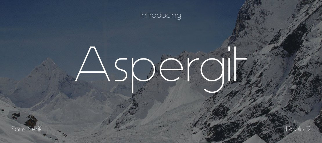 Aspergit Font Family