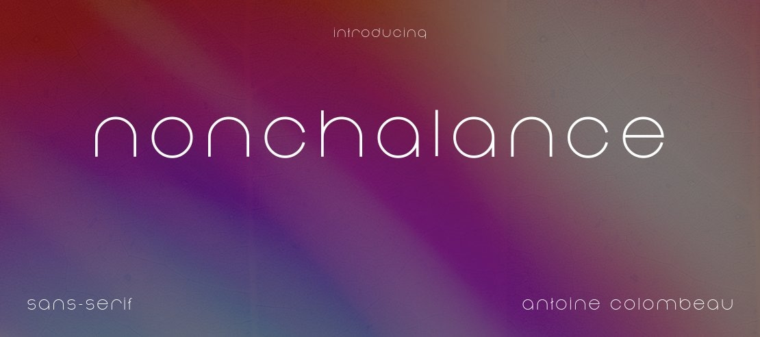 Nonchalance Font Family