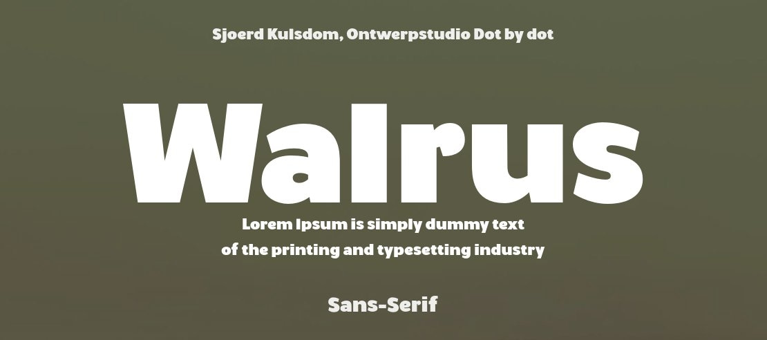 Walrus Font