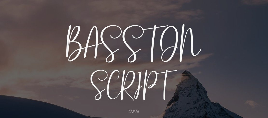 Basston Script Font