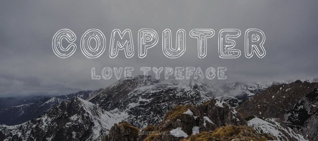 Computer Love Font