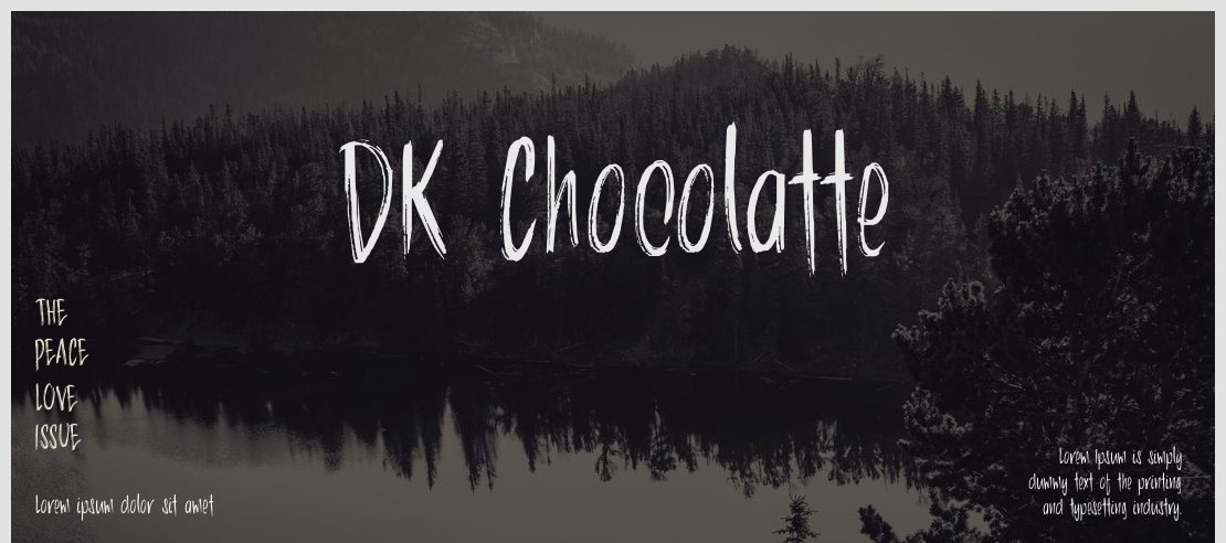 DK Chocolatte Font