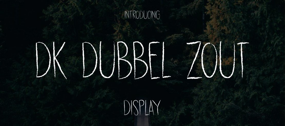 DK Dubbel Zout Font