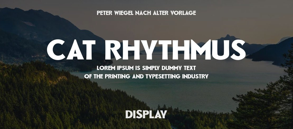 CAT Rhythmus Font