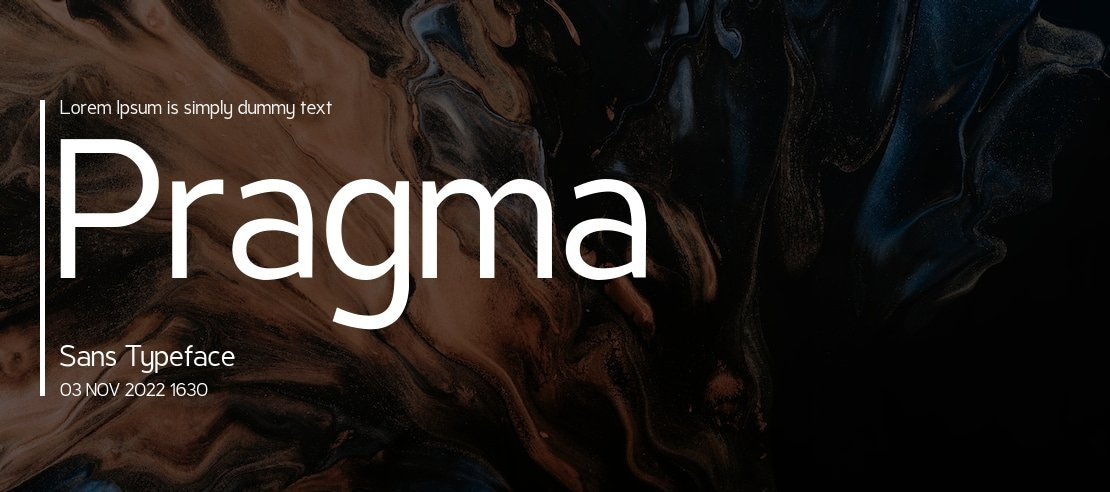 Pragma Sans Font