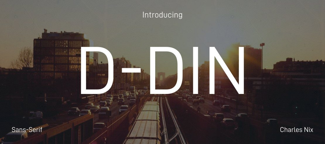 D-DIN Font Family