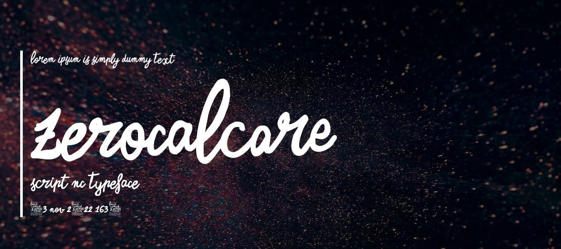 Zerocalcare Script NC Font Family