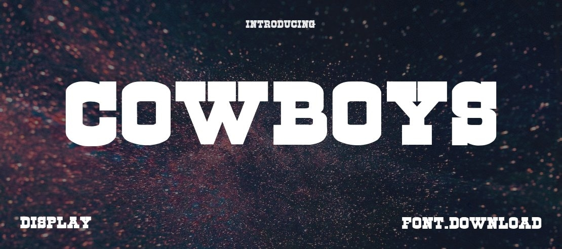 Cowboys Font